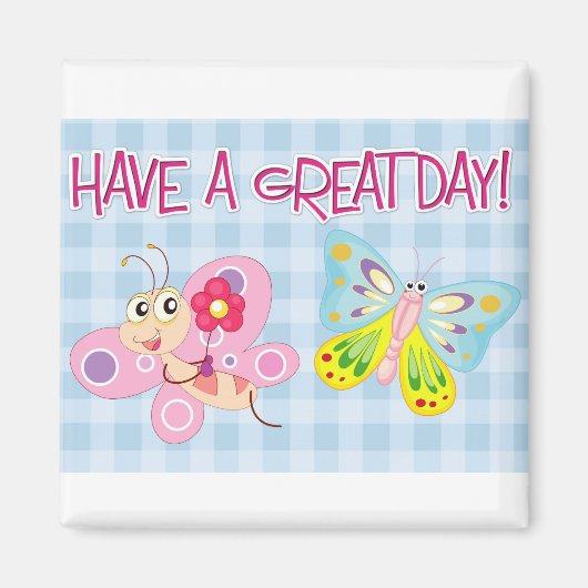 Een geweldige dag magneet (Voorkant)