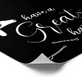 Een geweldige dag moderne salon poster (Hoek)