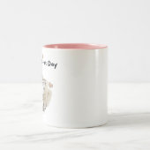 Een geweldige dag tweekleurige koffiemok (Center)