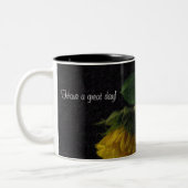 Een geweldige dag! tweekleurige koffiemok (Links)