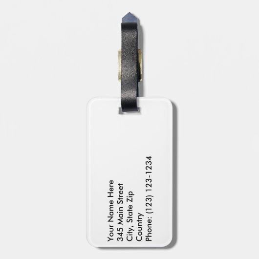 Een geweldige deen bagagelabel (Achterkant verticaal)