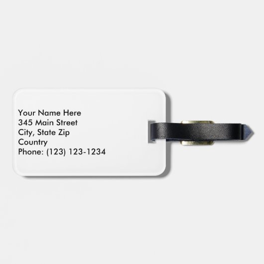 Een geweldige deen bagagelabel (Achterkant horizontaal)