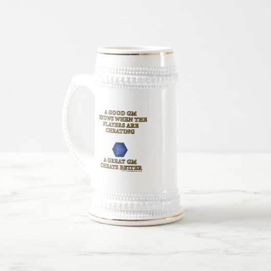 Een geweldige DM Cheats Beter Bierpul (Voorkant links)