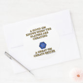 Een geweldige DM Cheats Beter Ronde Sticker (Envelop)