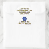 Een geweldige DM Cheats Beter Ronde Sticker (Tas)