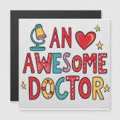 Een geweldige dokter. Bedank cadeau  (Voorkant / Achterkant)