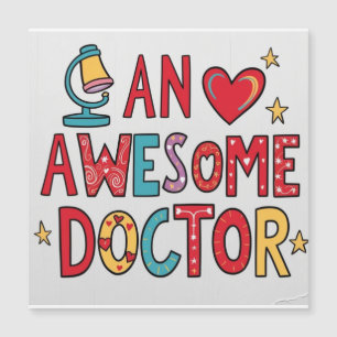 Een geweldige dokter. Bedank cadeau 