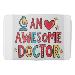 Een geweldige dokter. Bedank cadeau Badmat