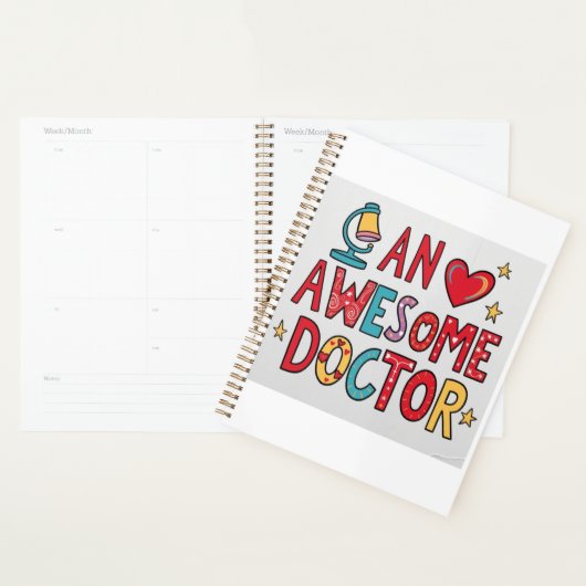Een geweldige dokter. Bedank cadeau  Planner (Display)