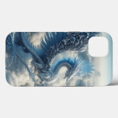 Een Geweldige draak omringd door wolken Case-Mate iPhone Case (Achterkant (horizontaal))