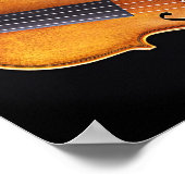 Eén Geweldige en Humble Violinist Poster (Hoek)