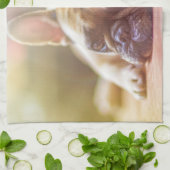 Een geweldige franse bulldog theedoek (Gevouwen)