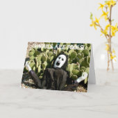 Een geweldige GHOUL Kaart (Gele Bloem)
