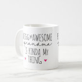 Een geweldige grootmoeder zijn is mijn mok (Voorkant links)