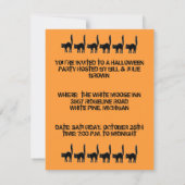 EEN GEWELDIGE HALLOWEN TUSSEN BLIJKE INVITATIE ~ E KAART (Achterkant)