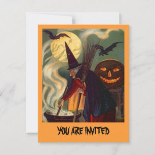 EEN GEWELDIGE HALLOWEN TUSSEN BLIJKE INVITATIE ~ E KAART