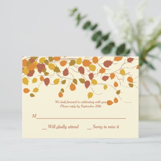 Een geweldige Herfst-responskaart Kaart (Staand voorkant)