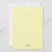 een geweldige huwelijksreis feestdagenkaart (Achterkant)