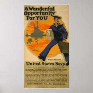 Een geweldige kans voor u poster