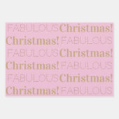 Een geweldige kerst | Bruin roze beige Inpakpapier Vel (Voorkant 2)