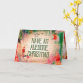 Een Geweldige kerstboomstijl hebben Kaart (Gele Bloem)