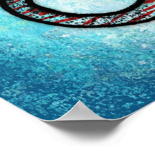 Een geweldige kwallen-Poster-wand Poster (Hoek)