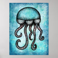 Een geweldige kwallen-Poster-wand