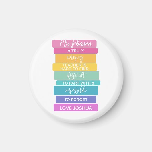 een geweldige leraar die moeilijk te vergeten is magneet (Voorkant)