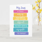 een geweldige leraar is moeilijk te vinden om kaart (Gele Bloem)