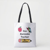 Een Geweldige leraar reden waarom ik van school ho Tote Bag (Voorkant)