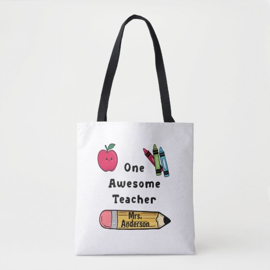 Een Geweldige leraar reden waarom ik van school ho Tote Bag (Voorkant)