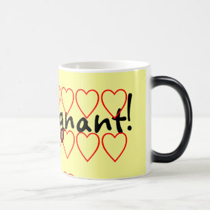 Een geweldige manier om je zwangerschap bekend te  magische mok