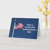 Een geweldige Onafhankelijkheidsdagkaart hebben Kaart (Gele Bloem)
