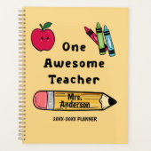 Een Geweldige Onderwijzer Klas Appreciatie Planner (Voorkant)