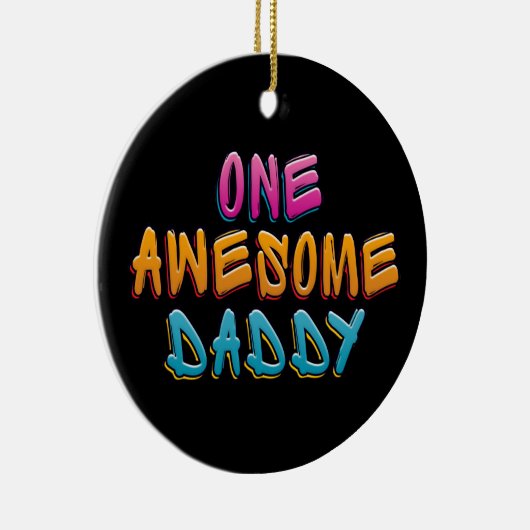 Eén Geweldige papa Graffiti Typografie | ORNAMENT (Rechts)