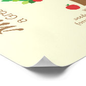 Een geweldige persoonlijke Apple-boom voor docente Poster (Hoek)