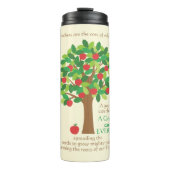 Een geweldige persoonlijke Apple-boom voor docente Thermosbeker (Voorkant)