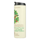 Een geweldige persoonlijke Apple-boom voor docente Thermosbeker (Geroteerd rechts)