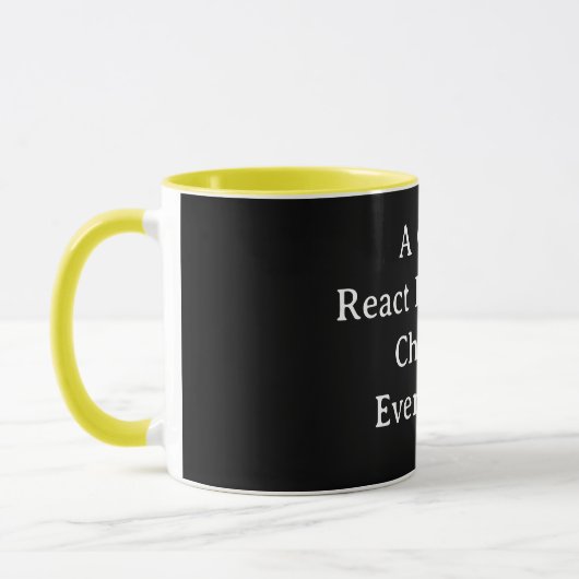 Een geweldige React-ontwikkelaar verandert alles – Mok (Links)