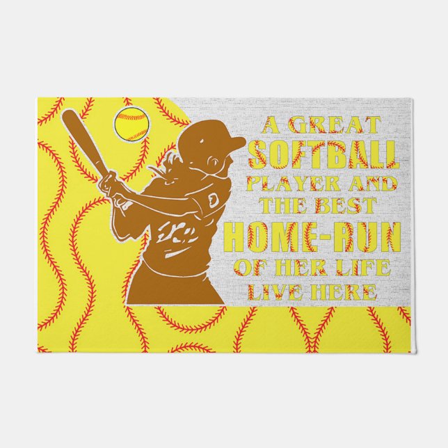 Een geweldige softwarespeler en de beste thuisrun deurmat (Voorkant)