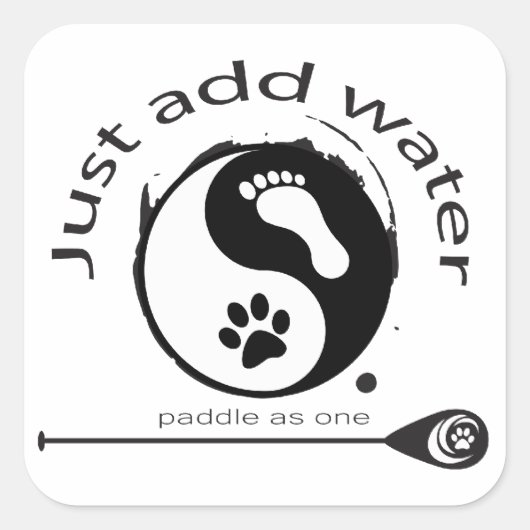 Een geweldige sticker voor paddleboard liefhebbers (Voorkant)