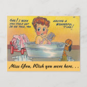 Een geweldige tijd! briefkaart (Voorkant)