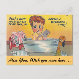 Een geweldige tijd! briefkaart