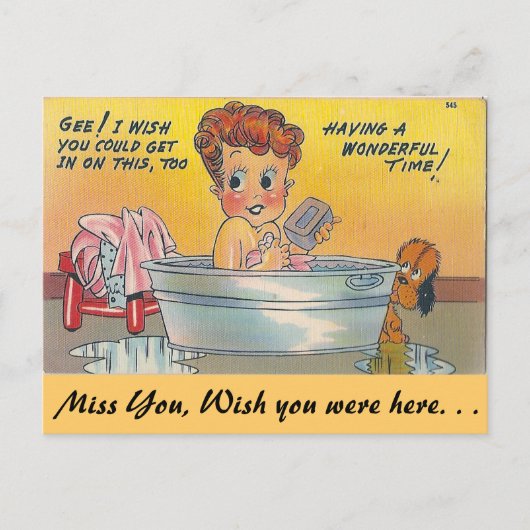 Een geweldige tijd! briefkaart (Voorkant)