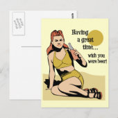 Een geweldige tijd briefkaart (Voorkant / Achterkant)