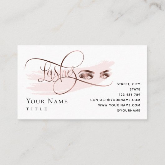 Een geweldige trouwe kaart roos gouden rillingen visitekaartje (Achterkant)