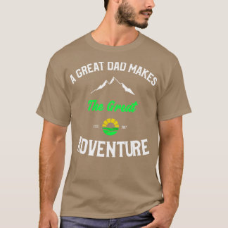 Een geweldige vader maakt het grote avontuur 4 t-shirt