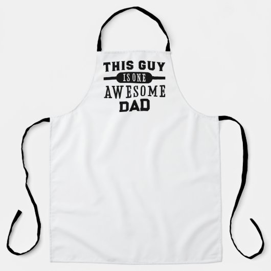 Een Geweldige vader Vaderdag Schort (Voorkant)