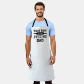 Een Geweldige vader Vaderdag Schort (Gedragen)