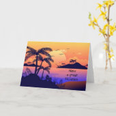 Een geweldige vakantie kaart (Gele Bloem)